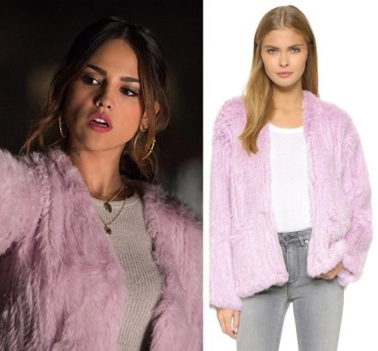 Baby Driver: Darling's Purple Fur Jacket - Fashion, Style, Wardrobe and ...